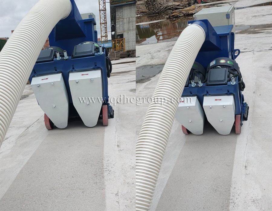 路面拋丸機施工效果圖